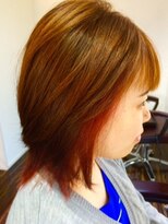 キュアート ヘアアンドメイク(CUART Hair&Make) チラ見せインナーカラー