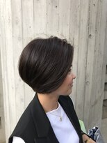 リバレッジ 広尾(Leverage)&nbsp;大人ショートボブ×ダークグレージュ