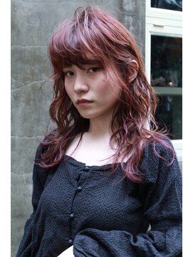 ティメレ 神戸三宮(Timere) 大人かわいいロングレイヤー×ピンクアッシュ【Timere神戸三宮】