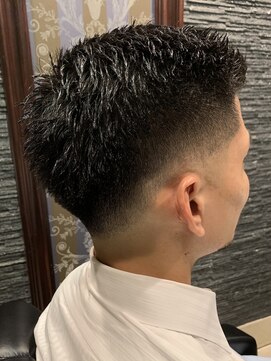 プレミアムバーバー 赤坂店(PREMIUM BARBER produce by HIRO GINZA) 七三バーバースタイル【ヒロ銀座】六本木/理容室/フェード
