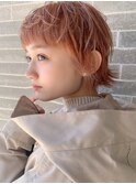 伸ばしかけも可愛くウルフショートに♪