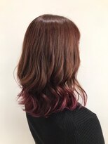 ヘアーアンドスパ フェリーチェ ミチ 野田屋町店(HAIR&SPA felice MICHI) 【feliceMICHI山口智也】レッドブラウングラデーションカラー