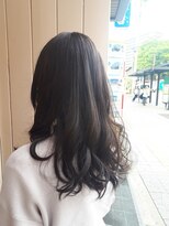 ジプソ(Gypso Hair salon)&nbsp;ミディアムゆるまき×アディクシーカラー