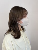 シェノン 西梅田(CHAINON)&nbsp;くびれヘア、韓国スタイル、アースカラー＊＊