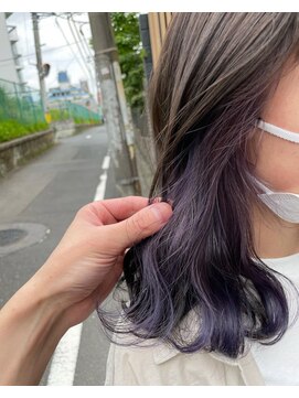 アクト(ACT) ラベンダーインナーカラー×グレージュ