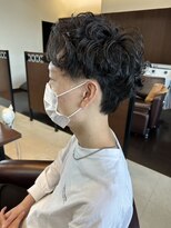 ムース 福島市店(Mousse-88-)&nbsp;メンズアップバング  ランダムウェーブ