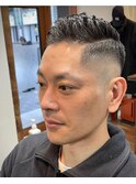スキンフェードバーバースタイル