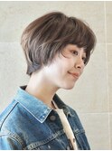 大人ショート/小顔ショート/マッシュショート/ゆるふわ/前髪あり