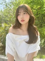 シーシンジュク 新宿南口(Sea shinjuku)&nbsp;オリーブグレー×小顔[ココアベージュ/黒髪/くらげヘアー]