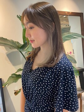 ロカ(roka) オリーブベージュ/イヤリングカラー