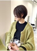 ショート×オリーブアッシュ