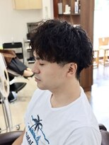 アクトスタイリッシュヘアー 知立(Act stylish hair)&nbsp;メンズショートアップバングツイストスパイラルパーマ
