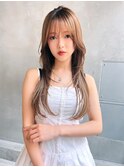 【Lloyd 大宮】顔周りレイヤー×フェミニンロング