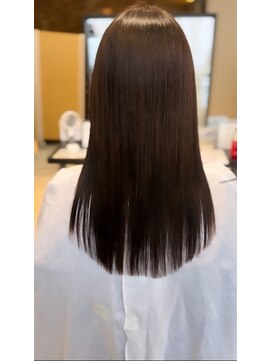 オルメント 天満 南森町(ORL'MENT) 20代30代40代髪質改善ココアブラウン感ストレート透明感赤み消し