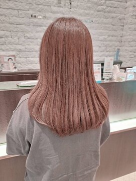 ミック ヘアアンドメイクアップ 高田店(miq Hair&Make up) イルミナカラー/ラベンダーピンク/くすみピンク/ミディアム