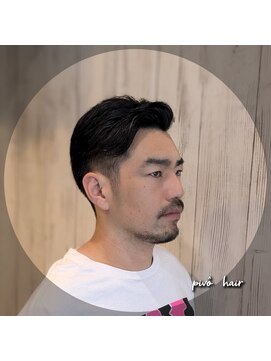 ピヴォヘアー(pivo hair) メンズカット ツーブロック ティアドロップ