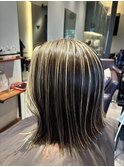 切りっぱなしボブ