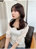 韓国くびれヘア／こっくりブラウン【自由が丘】