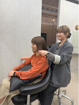 オーディー(odiii)の写真/【本八幡】骨格に合わせたカットで印象UP×髪質改善◇あなたの魅力を引き出すスタイルをご提案します！