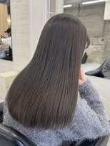 ツキヘア(TUKI hair)&nbsp;透明感オリーブグレージュ/高松/ブリーチなし