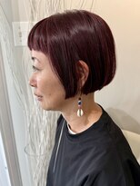 アイビー 吉祥寺(I Be, KICHIJOJI)&nbsp;ボルドーが素敵♪大人ミニボブ【吉祥寺 ボブ　少人数 女性のみ】