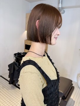 ベンジー 薬院大通店(benji) プツッと切りっぱなしボブ