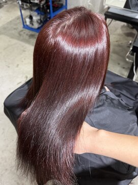 ゲームバイアランスミシー 心斎橋(GAME by Alan Smithee) wine red×layer cut