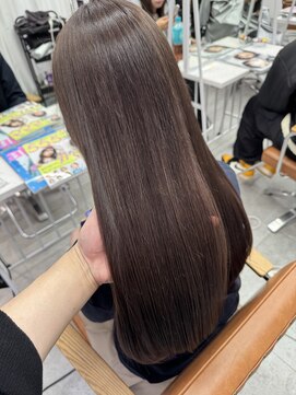 サロンドミルク 新百合ヶ丘店(salon de MiLK) ★ココアブラウンナチュラルブラウン暗めカラーデザインカラー