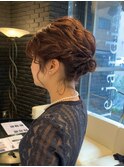 お呼ばれヘア・ショートボブからのふんわりアップアレンジ♪