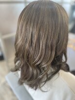 カラペア 大みか店(Color-pair) 白髪ぼかしハイライト+おしゃれ染めフルカラー