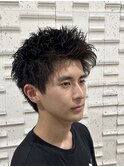 ショートパーマ/床屋/barber/アイロンパーマ/月島／銀座