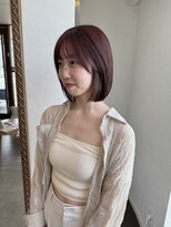 レターバイノベル(letter by novel)&nbsp;大人ボブ大人ショートボブ切りっぱなしボブ前髪あり前下がりボブ