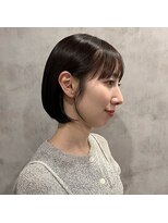 リノ(Lino.)&nbsp;丸みのあるシルエットが可愛い、ナチュラルボブ