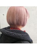 ボブ×ライトピンク