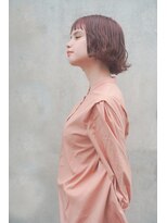 レジュアル(RESSUAL)&nbsp;エアリーミディ　ショートパーマ　黒髪　ホワイトアッシュ