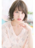 透け感前髪カール♪大人かわいい小顔くびれボブa1