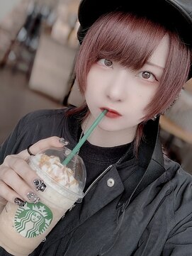 リアイス(Re:ICE) ルビーピンクベージュショートウルフ