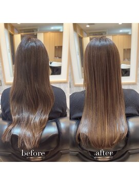 リアン(Lien) 『髪質改善』ストレートエステ(縮毛矯正)(リタッチ可)