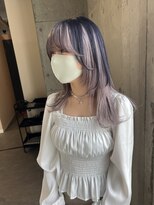 ラニヘアサロン(lani hair salon) パールホワイト＆ネイビーブラック【天神/大名】