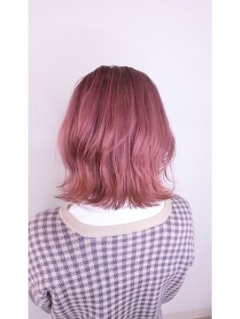 ヘアーアンドアイラッシュ ヨーク(Hair&eyelash york's) ハイブリーチピンク