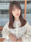大人かわいい小顔ミディアム20代30代40代