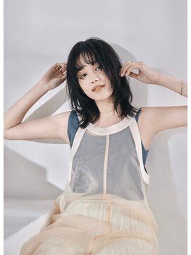 アリゲート ダイカンヤマ(Ari gate daikanyama) 小顔ミディアムウルフ×ヘルシースタイル