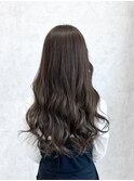 ブランジュカラー×ゆるふわウェーブ巻き