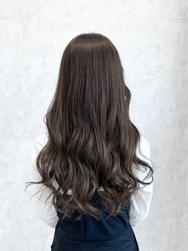 デミヘアー(Demi hair) ブランジュカラー×ゆるふわウェーブ巻き
