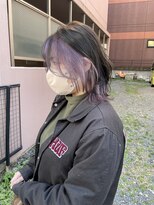 ハグ 横浜(HUG) インナーカラー＊グレーパープル＊