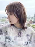 顔周りカットマッシュウルフ【肥田亜沙美】