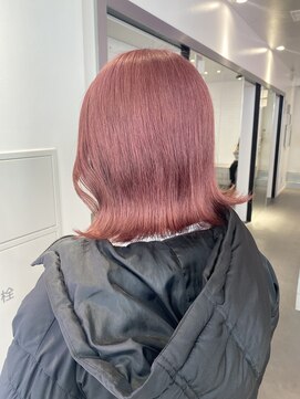 ゲーム 原宿店(GAME) コーラルピンク/ダブルカラー/ケアブリーチ/髪質改善/原宿