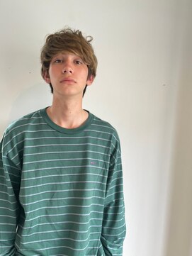 セーヌアワー(CEINE OUR) スペインカール波巻きスパイラルパーマメンズマッシュツイスト