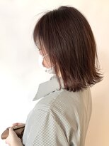 ヘアデザイン ファブロ(hair design FABRO.) ◎外ハネボブ/切りっぱなしボブ/ピンクブラウン◎