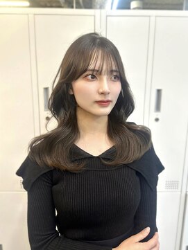 アリュウル 表参道(ALLURE) オリーブベージュ×レイヤーカット韓国ヘア◯ KAKO